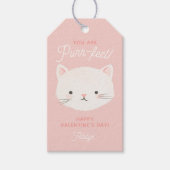Je bent prufect Kitty Cat Classroom Valentine Day Cadeaulabel (Voorkant)