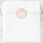 Je bent prufect Kitty Cat Classroom Valentine Day Ronde Sticker (Tas)