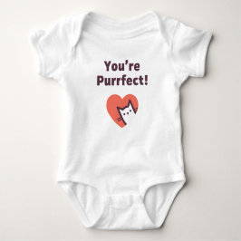Je bent purrfect - baby-kweker romper