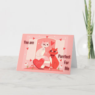 Je bent Purrfect voor Mij Wenskaart Kaart
