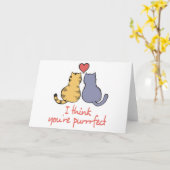 Je bent purrt kaart (Gele Bloem)