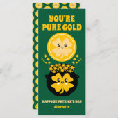 Je bent puur gouden St. Patrick's Day Pot of Gold (Voorkant / Achterkant)