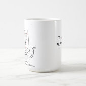 Je bent puur Schattige Kat Koffiemok (Center)