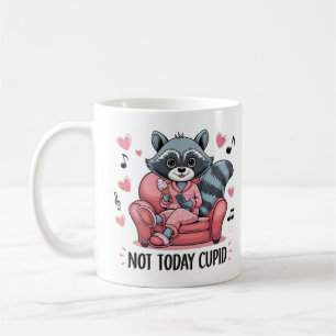 Je bent raar, ik hou je wel, grappige wasbeer en o koffiemok