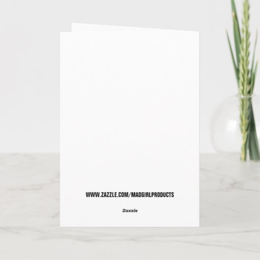 JE BENT RAAR IK HOU VAN JE ROMANCEKAARTEN KAART (Achterkant)