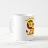Je bent Roar-some Dad Mok 🦁 Schattige Lion Coffee (Voorkant links)