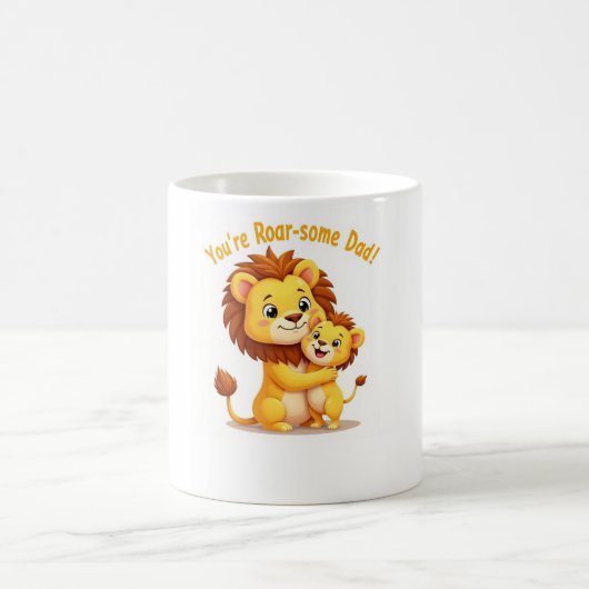 Je bent Roar-some Dad Mok 🦁 Schattige Lion Coffee (Center)