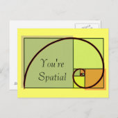 Je bent ruimtelijk briefkaart (Voorkant / Achterkant)