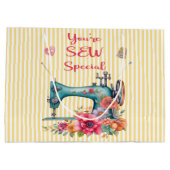 Je bent Sew Special Gift Bag Groot Cadeauzakje (Achterkant)
