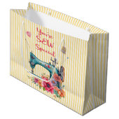 Je bent Sew Special Gift Bag Groot Cadeauzakje (Voorkant Gekanteld)