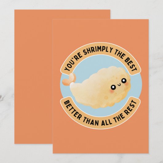 JE BENT SIMPELWEG DE BESTE BETER DAN AL DE REST FEESTDAGENKAART (Voorkant / Achterkant)