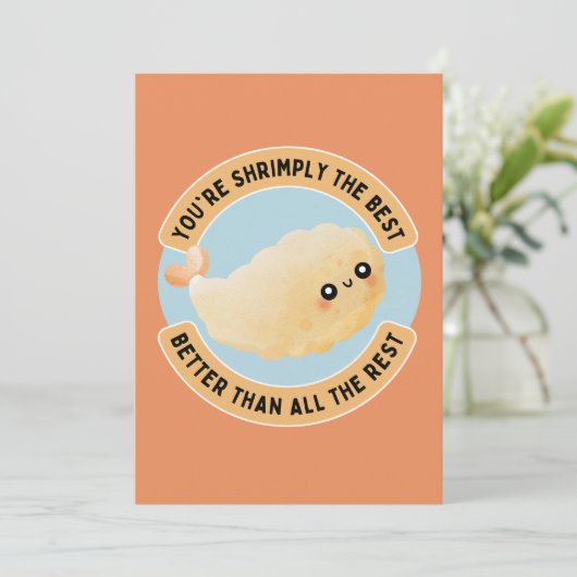 JE BENT SIMPELWEG DE BESTE BETER DAN AL DE REST FEESTDAGENKAART (Staand voorkant)