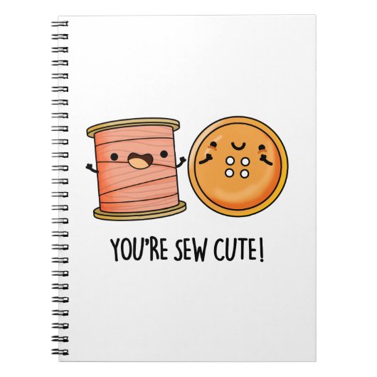 Je bent Snew Funny Sewing Pun Notitieboek (Voorkant)