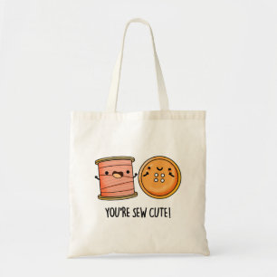 Je bent Snew Funny Sewing Pun Tote Bag