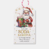 Je bent Soda-lichtend om mee te werken Kerstmis Cadeaulabel (Voorkant)