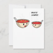 Je bent Souper Cook en Soup Lover Kaart (Voorkant)