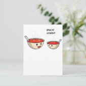 Je bent Souper Cook en Soup Lover Kaart (Staand voorkant)