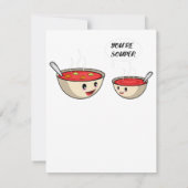 Je bent Souper Cook en Soup Lover Kaart (Achterkant)