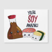 Je bent Soy Amazing Kawaii Sushi Hi & Hallo Cute (Voorkant)