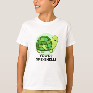 Je bent Spe-shell Funny Tortoise Pun T-shirt