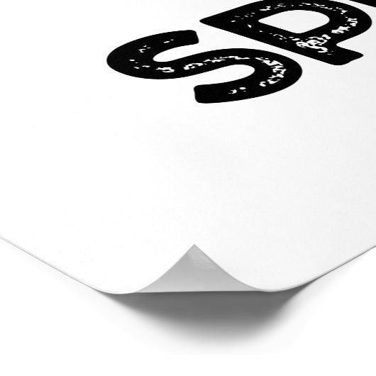 Je bent Spe-shell Grappige Slakkenlol Poster (Hoek)