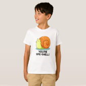 Je bent Spe-shell Grappige Slakkenlol T-shirt (Voorkant volledig)