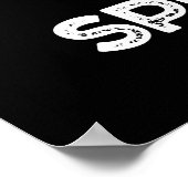 Je bent Spe-shell Grappige Snail Pun Dark BG Poster (Hoek)