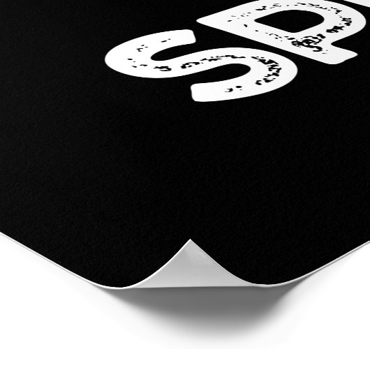 Je bent Spe-shell Grappige Snail Pun Dark BG Poster (Hoek)