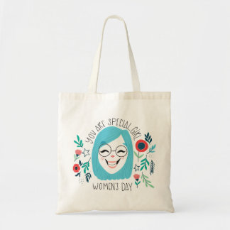 Je bent speciaal meisje, Happy Women's Day, 8 maar Tote Bag