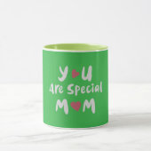 Je bent speciaal Moeder Groene Typografie Mok met  (Midden)