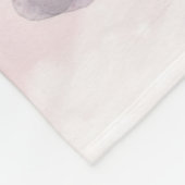 Je bent Special Palace op de Pink Cloud Fleece Deken (Hoek)