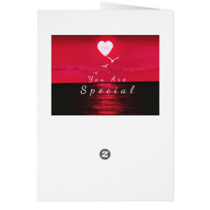 Je bent speciale Kaart Sunset Love - voeg tekstnaa