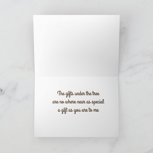 JE BENT SPECIALER DAN ELKE KERSTCADEAU KAART (Binnen)