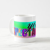 Je bent spectaculair koffiemok (Voorkant links)