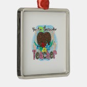 Je bent spectaculaire leraar metalen ornament (Rechts)