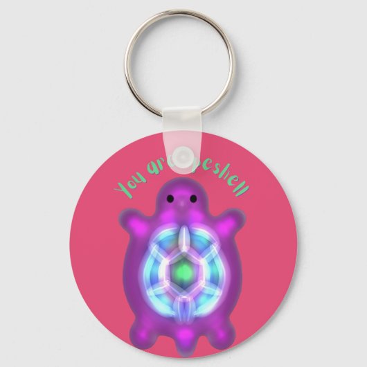 Je Bent Speshell Turtle Persoonlijk Geschenk T-Shi Sleutelhanger (Voorkant)