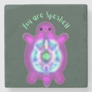 Je Bent Speshell Turtle Persoonlijk Geschenk T-Shi Stenen Onderzetter