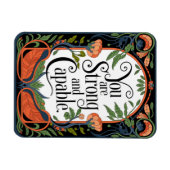 Je bent sterk en capabel Inspirerend quote Magneet (Horizontaal)