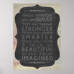 Je bent sterk poster