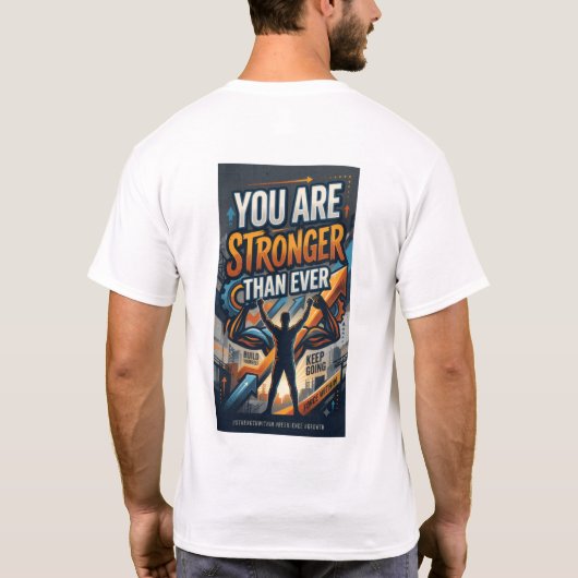 Je Bent Sterker Dan Ever T-shirt (Achterkant)