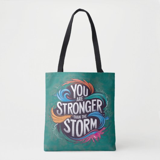 Je bent sterker dan het Storm Tote Bag (Voorkant)
