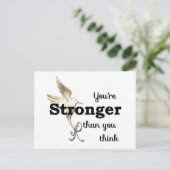 Je bent sterker dan je denkt briefkaart (Staand voorkant)
