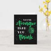 Je bent sterker dan je denkt dat geestelijke gezon kaart (Gele Bloem)