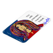 JE BENT STERKER DAN JE DENKT MAGNEET (Linkerzijde)