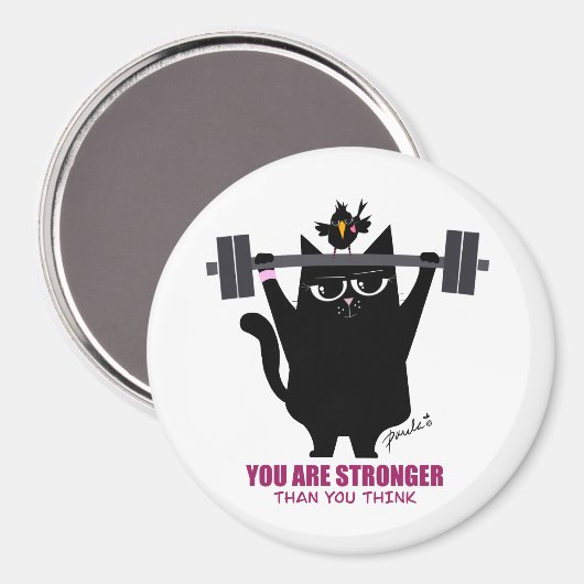 Je bent sterker dan je denkt - magneet (Voorkant / Achterkant)