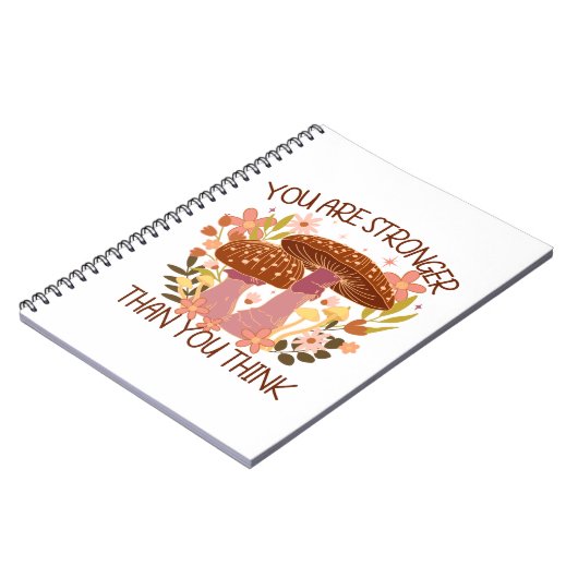 Je bent sterker dan je denkt notitieboek (Linkerzijde)