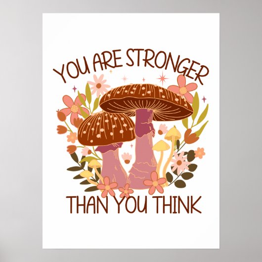 Je bent sterker dan je denkt poster (Voorkant)