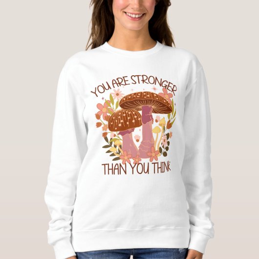 Je bent sterker dan je denkt trui (Voorkant)