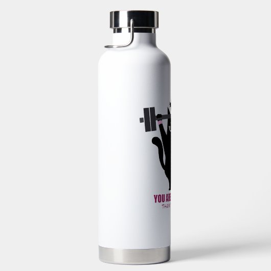 Je bent sterker dan je denkt - waterfles (Rechts)