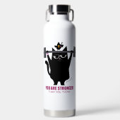 Je bent sterker dan je denkt - waterfles (Voorkant)